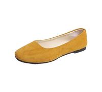 Bailarinas Mujer Elegantes Zapatos de Bailarina Ligeros Zapatos de Verano Zapatos Dirndl Zapatos Suave y Cómodos Zapatos de Gimnasia Zapatos de Danza Zapatos de Ante Mujer Zapatos Descalzos Planos