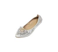 Bailarinas Mujer Elegantes - Zapatos de baile con diamantes de imitación Slip-ins Zapatos planos cerrados Plantilla Suave Zapatos de verano Ligeros Zapatos Individuales Elegantes Zapatos de Boda