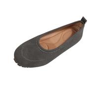 Bailarinas Mujer Ofertas,Comodos Zapatos Mujer de Planos Ligero Alpargatas de Ante Color Liso Versátiles Bailarina de Punta Redonda Moda Suave Transpirables Zapatillas de Vestir Minimalistas Calzado