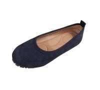 Bailarinas Mujer Rebajas,Comodos Zapatos Mujer de Planos Ligero Alpargatas de Ante Color Liso Versátiles Bailarina de Punta Redonda Moda Suave Transpirables Zapatillas de Vestir Minimalistas Calzado