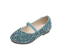 Bailarinas Niña Zapato Purpurina Planas Comodo Zapatos de Baile para Niños Elegante Brillantes Mary Jane Shoes Fondo Suave Antideslizantes Versátil Zapatillas Niña Cuatro Estaciones