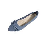 Bailarinas para mujer con lazo, elegantes zapatos de boda, zapatos planos para mujer, zapatos planos para mujer, zapatos cómodos, mocasines, mocasines, zapatos de bote, zapatos casuales, tallas 36-43