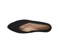 Bailarinas para mujer, elegantes, negras, punta de punta, malla de ballet, plana, para deslizarse, zapatos de negocios y de ocio para mujer, Negro , 38 EU