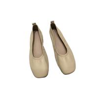 Bailarinas Planas de Primavera JJDFW para Mujer, cómodas, con Punta Cuadrada, Modelo Mary, con Doble Hebilla.