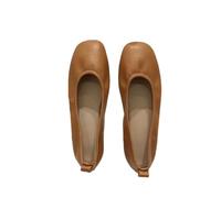 Bailarinas Planas de Primavera JJDFW para Mujer, cómodas, con Punta Cuadrada, Modelo Mary, con Doble Hebilla.