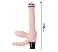 Baile Vibrators Arnes Sin Cuerda Tpr con Vibracion y Estimulacion Anal 25.4Cm 300 g
