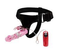 BAILE Baile Arnés con Dildo Vibrador Rosa 18 cm 200 g