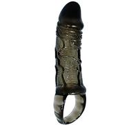 Baile Funda Pene Con Vibracion Y Strap Para Testiculos 13.5 Cm Negro