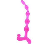Baile Bendy Twist Anal Beads Pink 1 ud