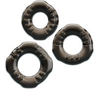 BAILE - COCK RINGS YVONNE SET 3 ANILLOS PENE
