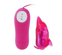 BAILE Cute Secret 12V - Mini vibrador en forma de delfín (mando con cable)