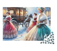 Baile de Invierno Rompecabezas 1000 Piezas - Decoración Sofisticada, Impresión Mate, Regalo Coleccionistas, 70x50cm/1000pcs