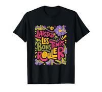 Baile de máscaras Laissez Les Bon Temps Rouler Carnival Mardi Gras Camiseta