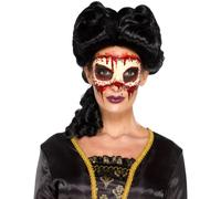 Baile de Máscaras Látex Carne Máscara + Adhesivo Mujer Carnaval Disfraz