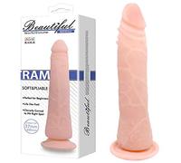 Baile Dildo Con Ventosa Color Natural 21 Cm - 200 gr