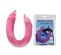 Baile Dildo Doble en Forma de Delfín Rosa