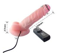 Baile Dildo Realistico Rotador 18 Cm