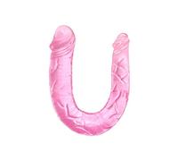 Baile doble dong plug anal rosa - Profundidad: 35 mm, Rayon: Couple, Ancho: 220 mm, Longitud: 155 mm