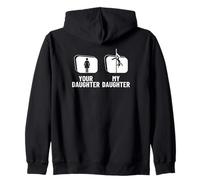 Baile en Barra para tu Hija, mi Hija, mamá, Divertido Baile en Barra Sudadera con Capucha