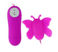 BAILE Estimulador Mariposa Lila - Diseño Ergonómico Con 12 Velocidades Y Control Remoto