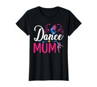 Baile Mamá Groovy Pink Splash Baile Practica Mamá De Bailarín Camiseta gráfica económica, Mujer, Negro, XS