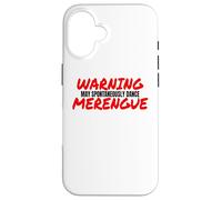 Baile Merengue Salsa Bachata Cumbia Latina Merengue Baile Carcasa para iPhone 16