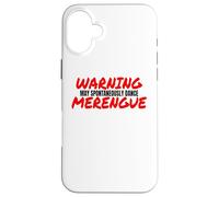 Baile Merengue Salsa Bachata Cumbia Latina Merengue Baile Carcasa para iPhone 16 Plus
