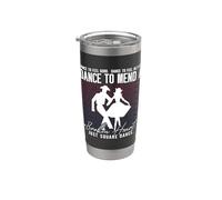 Baile Para Sentirse Bien Baile A Western Dancing Square Dancing Vaso térmico de acero inoxidable de doble pared