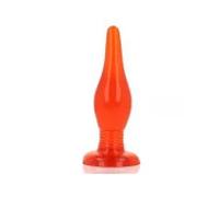 Baile - plug anal tacto suave rojo 14.2 cm