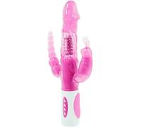 Baile Pretty Bunny Triple Vibrador Conejito 22,3 Cm
