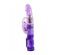 Baile Vibrators Mini rotador Rotations con Rabbit Happy Angel Lila