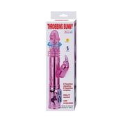 Baile Rotations Throbbing Bunny Rotador Rampante Rosa 1ud