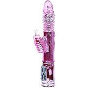 Baile Rotations Vibrador Recargable con Rotacion y Estimulador Throbbing Butterfly 500 g