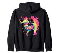 Baile Swing de los años 60 Retro DanceCouple Boogie Woogie Sudadera con Capucha