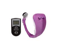 Baile - tanga con vibrador con control remoto lila