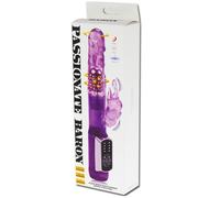 BAILE U.S. Rabbit Passion Baron - Vibrador Con Panel Táctil Retroiluminado y Bolas Metálicas Estimulantes