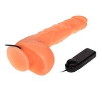 BAILE Vibrador Realista Con Ventosa - Material Suave Con Estimulación Interna Potente