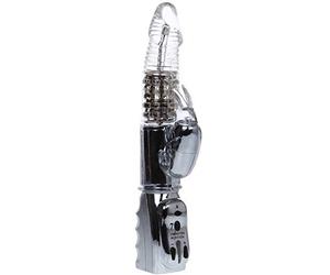 Baile Vibrators Amour Missile Rotador, Transparente, 26.5 cm - 170 gr