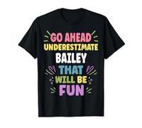 Bailey Personalized Women's Gift Custom Bailey Camiseta