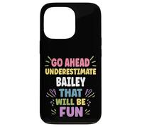 Bailey Personalized Women's Gift Custom Bailey Carcasa para iPhone 13 Pro