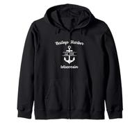 Baileys Harbor Wisconsin Ship Anchor Sudadera con Capucha