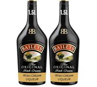 BAILEYS Original Irish Cream, licor de crema de whisky irlandesa con certificación B-Corp, 1500 ml (Paquete de 2)