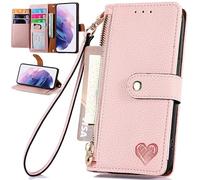 BAILI Cremallera Bolsillo para Realme 14T Funda, Bloqueo RFID Billetera con Tarjeteros Stand Carcasa para Realme 14T Wallet Case-002