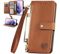 BAILI Cremallera Bolsillo para Vivo V40 Lite Funda, Bloqueo RFID Billetera con Tarjeteros Stand Carcasa para Vivo V40 Lite Wallet Case-006