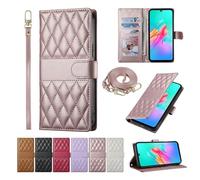 BAILI Funda para 1+12R/OnePlus 12R 5G con Soporte, Case Protectora Tipo Libro de Piel sintética para 1+12R/OnePlus 12R 5G-Rosa