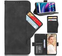 BAILI Funda para Honor X5c 4G, Tapa Libro Flip Phone Case para Honor X5c 4G, Negro