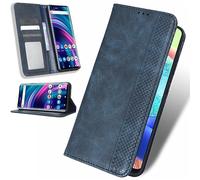 BAILI Funda para Honor X5c Plus 4G, Tapa Libro Flip Phone Case para Honor X5c Plus 4G, Azul