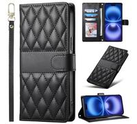 BAILI Funda para Realme 11Pro 5G/11Pro+5G con Tarjetero, Case Protectora Tipo Libro de Piel sintética para Realme 11Pro 5G/11Pro+5G-Negro