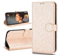 BAILI Funda para Realme C100 Case, Tapa Magnética Ranura para Tarjeta, Enrejado Carcasa para Realme C100-02