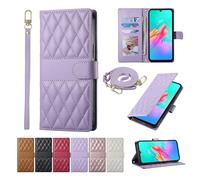 BAILI Funda para Realme C53 4G con Soporte, Case Protectora Tipo Libro de Piel sintética para Realme C53 4G-Morado